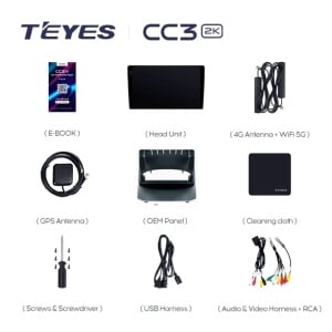 Navigatie Auto Teyes CC3 Ford Fiesta 6 2008-2019 4+64GB 9" QLED Octa-core 1.8Ghz, Android 4G Bluetooth 5.1 DSP - Img 10