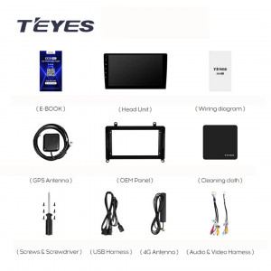 Navigatie Auto Teyes CC3L Toyota GranAce 1 2019-2022 4+32GB 9" IPS Octa-core 1.6Ghz, Android 4G Bluetooth 5.1 DSP - Img 8