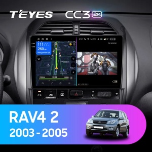 Navigatie Auto Teyes CC4 Toyota RAV4 2 XA20 2003-2005 6+128GB 9.5" QLED Octa-core 2.7Ghz, Android 4G Bluetooth 5.1 DSP - Img 2