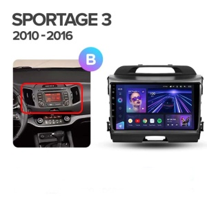Navigatie Auto Teyes CC4L Kia Sportage 3 2010-2016 6+64GB 9" QLED Qualcomm 2Ghz, Android 4G Bluetooth 5.1 DSP - Img 4