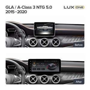 NAVIGATIE AUTO TEYES LUX ONE MERCEDES-BENZ A CLASS W176 2015-2020 NTG 5.0 6+128GB 12.3” IPS OCTA-CORE 2.0 GHZ ANDROID 4G DSP BLUETOOTH 5.1 - Img 4
