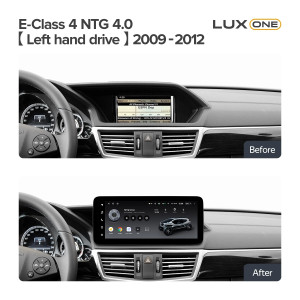 Navigatie auto Teyes Lux One Mercedes-Benz E Class W212 2009-2012 NTG 4.0 6+128GB 12.3 IPS Octa-Core 2.0 GHz Android 4G DSP Bluetooth 5.1 - Img 2