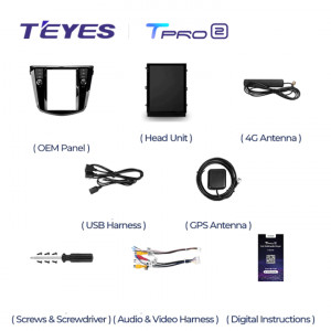 Navigatie Auto Teyes Tip Tesla TPRO 2 Nissan X-Trail 3 2013-2017 4+64GB 9.7" QLED Octa-core 1.8Ghz, Android 4G Bluetooth 5.1 DSP - Img 7