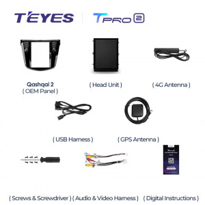 Navigatie Auto Teyes Tip Tesla TPRO 2 Nissan X Trail 3 T32 2013-2017 3+32GB 9.7" QLED Octa-core 1.8Ghz, Android 4G Bluetooth 5.1 DSP - Img 6