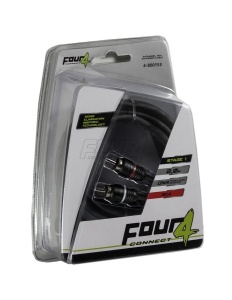 Cablu Prelungitor RCA FOUR Connect 4-800153 STAGE1, 2 Canale, 2 M, DNR