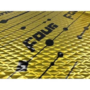 FOUR Connect SOLO-BaseMat, Insonorizant Auto Vibroabsorbant 4.5 mm, 500 x 370 mm, 8 Foi, 1.48 m2 - Img 4