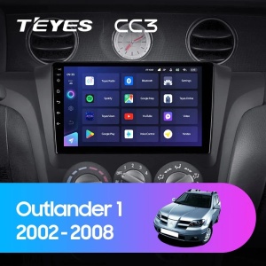 Navigatie Auto cu Asistenta AI Teyes CC4 PRO Mitsubishi Outlander 1 2003-2006 8+128GB 9.5" QLED, Android 13, 5G, 7.1 DSP, CarPlay - Img 2