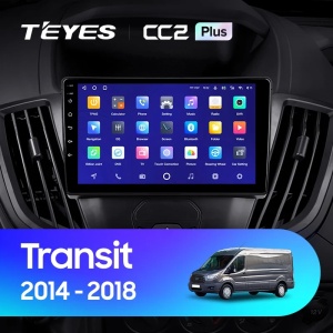 Navigatie Auto Teyes CC2 Plus Split Ford Transit 2014-2018 2+32GB 9" QLED Octa-core 1.8Ghz, Android 4G Bluetooth 5.1 DSP - Img 2