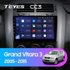 Navigatie Auto Teyes CC2 Plus Suzuki Grand Vitara 3 2005-2015 4+32GB 9" QLED Octa-core 1.8Ghz Android 4G Bluetooth 5.1 DSP - Img 2