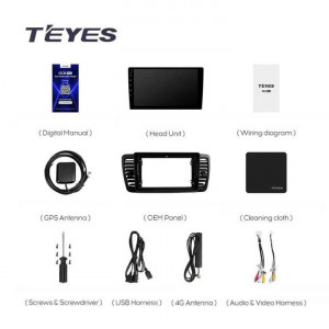 Navigatie Auto Teyes CC3 2K 360° Subaru Outback 3 2003-2009 6+128GB 9.5" QLED Octa-core 2Ghz, Android 4G Bluetooth 5.1 DSP - Img 8