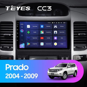 Navigatie Auto Teyes CC3 2K Toyota Land Cruiser Prado 3 J120 2004-2009 4+64GB 9.5" QLED Octa-core 2Ghz, Android 4G Bluetooth 5.1 DSP - Img 2