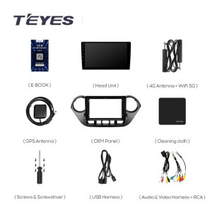 Navigatie Auto Teyes CC3 Hyundai i10 2013-2016 6+128GB 10.2" QLED Octa-core 1.8Ghz, Android 4G Bluetooth 5.1 DSP - Img 7