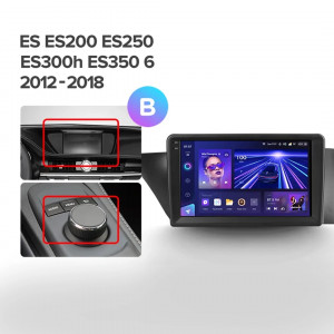 Navigatie Auto Teyes CC3 Lexus ES 2013-2018 6+128GB 9" QLED Octa-core 1.8Ghz, Android 4G Bluetooth 5.1 DSP - Img 8