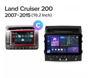 Navigatie Auto Teyes CC3 Toyota Land Cruiser 11 J200 2007-2015 6+128GB 10.2" QLED Octa-core 1.8Ghz, Android 4G Bluetooth 5.1 DSP - Img 10