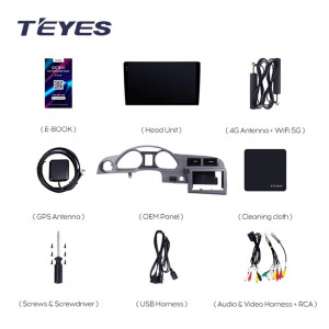 Navigatie Auto Teyes CC3L Audi A6 C6 2004-2011 4+32GB 9" IPS Octa-core 1.6Ghz, Android 4G Bluetooth 5.1 DSP - Img 7