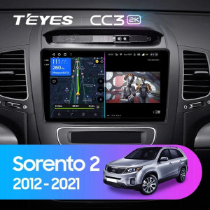 Navigatie Auto Teyes CC3L Kia Sorento 2010-2015 4+32GB 9" IPS Octa-core 1.6Ghz, Android 4G Bluetooth 5.1 DSP - Img 2