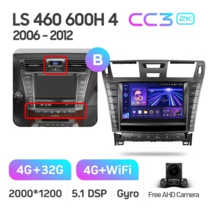 Navigatie Auto Teyes CC3L WiFi Lexus LS 2006-2012 2+32GB 9" IPS Quad-core 1.3Ghz, Android Bluetooth 5.1 DSP - Img 8