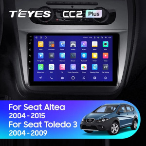 Navigatie Auto Teyes CC3L WiFi Seat Altea 5P 2004-2015 2+32GB 9" IPS Quad-core 1.3Ghz, Android Bluetooth 5.1 DSP - Img 2