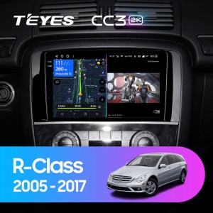 Navigatie Auto Teyes CC4 Mercedes-Benz R Class W251 2005-2017 6+64GB 9.5" QLED Octa-core 2.7Ghz, Android 4G Bluetooth 5.1 DSP