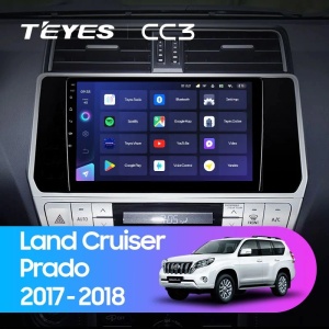 Navigatie Auto Teyes CC4L Toyota Land Cruiser Prado J200 2017-2018 6+64GB 10.2" QLED Qualcomm 2Ghz, Android 4G Bluetooth 5.1 DSP - Img 2