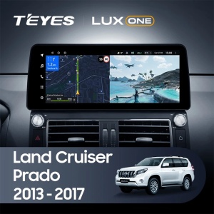 Navigatie Auto Teyes Lux One 360° Toyota Toyota Land Cruiser Prado 150 2013-2017 6+128GB 12.3" IPS Octa-core 2Ghz, Android 4G Bluetooth 5.1 DSP - Img 2