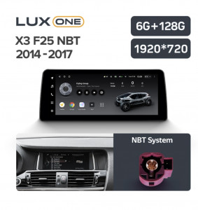 Navigatie auto Teyes Lux One BMW X3 F25 2014-2017 NBT 6+128GB 12.3 IPS Octa-Core 2.0 GHz Android 4G DSP Bluetooth 5.1 - Img 3