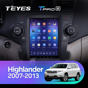 Navigatie Auto Teyes Tip Tesla TPRO 2 Toyota Highlander 2 2007-2013 3+32GB 9.7" QLED Octa-core 1.8Ghz, Android 4G Bluetooth 5.1 DSP - Img 2