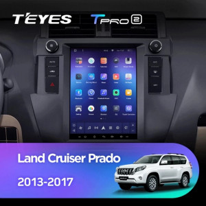 Navigatie Auto Teyes Tip Tesla TPRO 2 Toyota Land Cruiser Prado J150 2013-2017 3+32GB 9.7" QLED Octa-core 1.8Ghz, Android 4G Bluetooth 5.1 DSP - Img 2