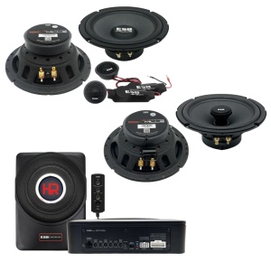 Pachet Difuzoare Auto cu subwoofer Mercedes-Benz GL X164 2006-2009 ESB 1000 340 W