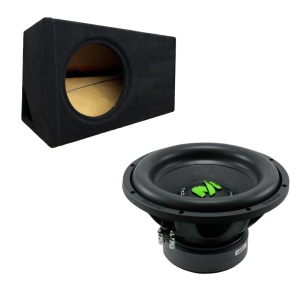 Pachet Subwoofer auto Deaf Bonce MF 12R D4 1200W RMS + Incinta custom, 300 mm, 50L