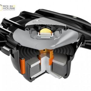 Difuzoare Marine Hertz HMX 8 / W / C, Alb / Negru, set coaxial 2 căi, 200mm, 100W RMS - Img 5