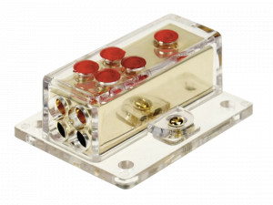 Distribuitor Curent ACV 30.3601-04, 1 Intrare 4 Iesiri Auriu