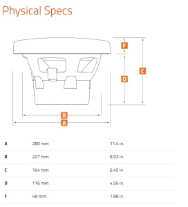 Hertz HMS 10 S4-LD-SW.1, Subwoofer Marin 250 mm, 300 W RMS, 4 Ohm, LED, Grila Sport Alba - Img 2