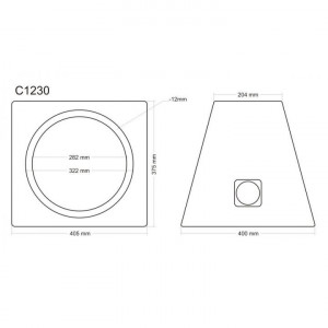 Incinta subwoofer universala, 300 mm, 30L - COD C1230 - Img 6