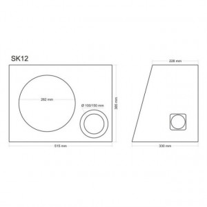 Incinta subwoofer universala, 300 mm, 40L - COD SK12 - Img 4