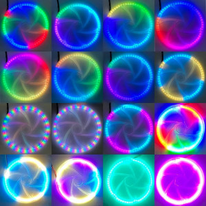 Kit upgrade Iluminare led difuzoare portiere pentru luminile Super Dynamics Pro - Img 2