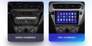 Navigatie Auto MOSS M3 Citroen C-Elysee 2012-2016 4+32GB 9" QLED Octa-core 2Ghz, Android 4G Bluetooth 5.1 DSP - Img 2