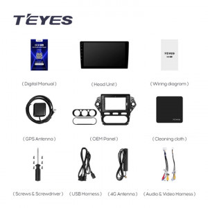 Navigatie Auto Teyes CC3 2K Ford Mondeo 3 2007-2014 4+64GB 10.36" QLED Octa-core 2Ghz Android 4G Bluetooth 5.1 DSP - Img 8