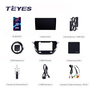 Navigatie Auto Teyes CC3 2K Opel Corsa F 2019-2023 4+64GB 9.5" QLED Octa-core 2Ghz, Android 4G Bluetooth 5.1 DSP - Img 7