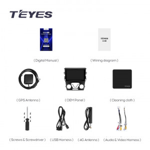 Navigatie Auto Teyes CC3 Ford Mondeo 4 2014-2022 4+32GB 9" QLED Octa-core 1.8Ghz Android 4G Bluetooth 5.1 DSP - Img 8