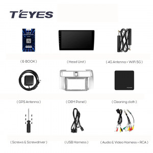 Navigatie Auto Teyes CC3L Toyota 4Runner 5 2009 - 2020 4+64GB 9" IPS Octa-core 1.6Ghz, Android 4G Bluetooth 5.1 DSP - Img 7
