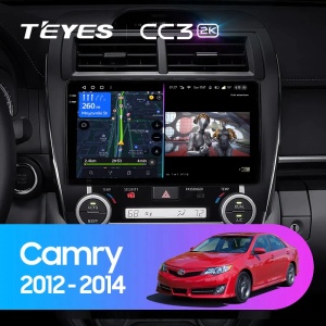 Navigatie Auto Teyes CC4 Toyota Camry 7 USA 2014-2017 8+128GB 10.36" QLED Octa-core 2.7Ghz, Android 4G Bluetooth 5.1 DSP - Img 2