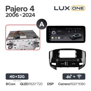 Navigatie Auto Teyes Lux One 360° Mitsubishi Pajero 4 V80 2006-2021 6+128GB 12.3" IPS Octa-core 2Ghz, Android 4G Bluetooth 5.1 DSP - Img 7