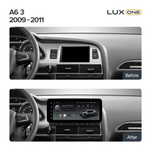 Navigatie Auto Teyes Lux One Audi A6 C6 2004-2011 4+32GB 12.3" IPS Octa-core 2Ghz, Android 4G Bluetooth 5.1 DSP - Img 3