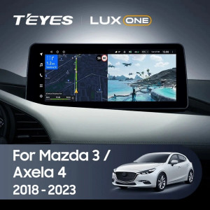 Navigatie Auto Teyes Lux One Mazda 3 IV 2018-2023 6+128GB 12.3" IPS Octa-core 2Ghz, Android 4G Bluetooth 5.1 DSP - Img 2