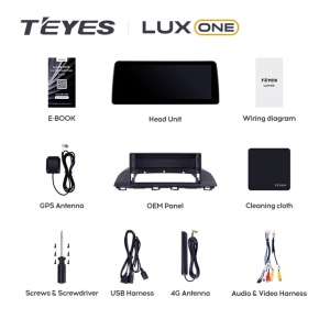 Navigatie Auto Teyes Lux One Mazda CX-4 2016-2020 4+32GB 12.3" IPS Octa-core 2Ghz, Android 4G Bluetooth 5.1 DSP - Img 8