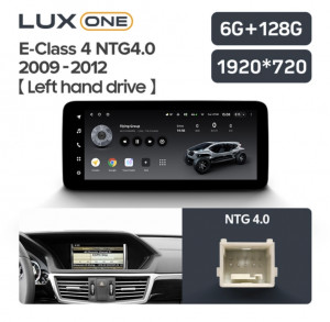 Navigatie auto Teyes Lux One Mercedes-Benz E Class W212 2009-2012 NTG 4.0 6+128GB 12.3 IPS Octa-Core 2.0 GHz Android 4G DSP Bluetooth 5.1 - Img 3