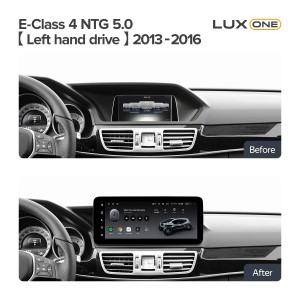 Navigatie auto Teyes Lux One Mercedes-Benz E Class W212 2013-2016 NTG 5.0 6+128GB 12.3 IPS Octa-Core 2.0 GHz Android 4G DSP Bluetooth 5.1 - Img 2