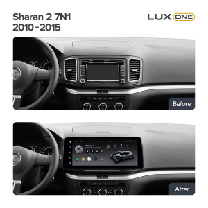 Navigatie Auto Teyes Lux One Volkswagen Sharan 2 2010-2022 4+32GB 12.3" IPS Octa-core 2Ghz, Android 4G Bluetooth 5.1 DSP - Img 3