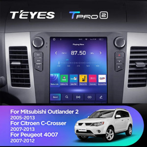 Navigatie Auto Teyes Tip Tesla TPRO 2 Mitsubishi Outlander 2 2007-2013 3+32GB 9.7" QLED Octa-core 1.8Ghz, Android 4G Bluetooth 5.1 DSP - Img 4